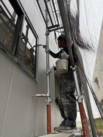 サッシ廻りの手直し
