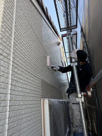 大阪市旭区窯業サイディング下塗り