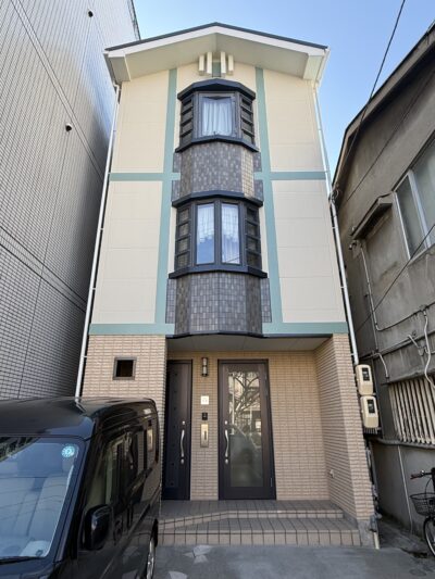 大阪市港区　外壁塗装工事後