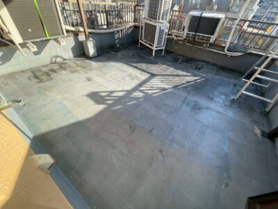 大阪市福島区　防水工事　ウレタン通気緩衝工法