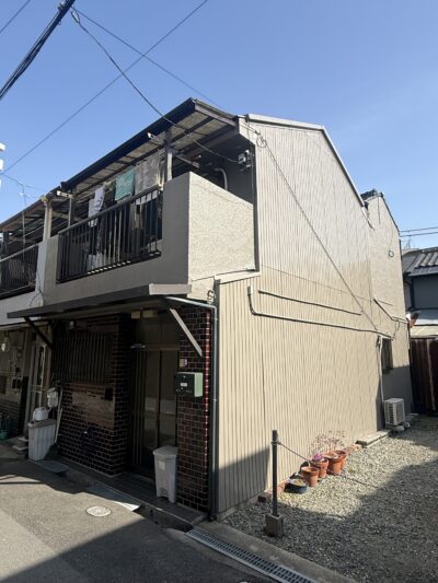 大阪市福島区 無機塗料を使って外壁塗装