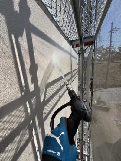吹田市　高圧洗浄水洗い