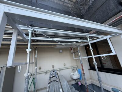 吹田市　サビ止め塗装