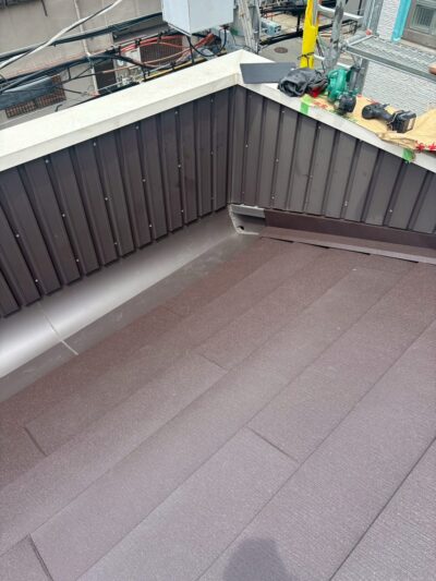 福島区　雨漏り調査　屋根カバー工法