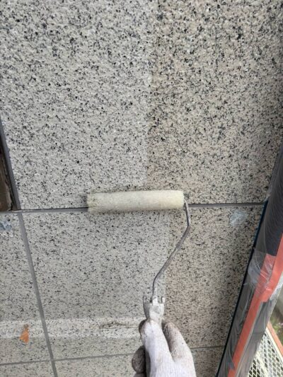 寝屋川市クリアー塗装